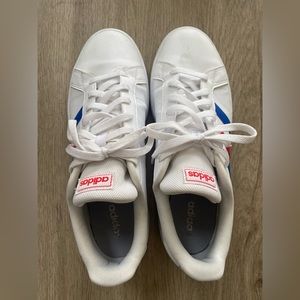 Adidas red white and blue size 10.5 mens
